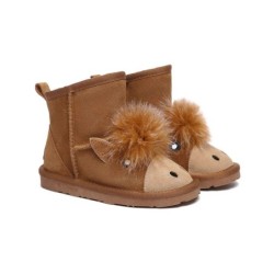 Ugg bottes enfants peau de mouton laine poney