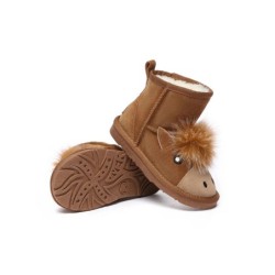 Ugg bottes enfants peau de mouton laine poney