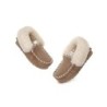 UGG Enfants en peau de mouton laine cheville pantoufles popo moccasin Châtaigne