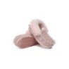 UGG Enfants en peau de mouton laine cheville pantoufles popo moccasin rose