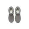 Ugg double face en peau de mouton laine cheville Mini Classic Boots gris