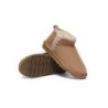 Ugg bottes femmes en peau de mouton laine cheville Mini Brooklyn Châtaigne