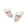 UGG Enfants en peau de mouton pantoufles en laine muffins Rose