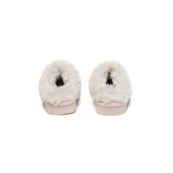 UGG Enfants en peau de mouton pantoufles en laine muffins Rose