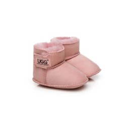 Ugg bébé bottes pom pom haricots coffret cadeau rose