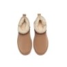Ugg bottes femmes en peau de mouton laine cheville Mini Brooklyn Châtaigne
