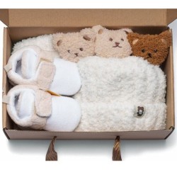 Ugg baby boots coffret cadeau avec laine Bean Bean et écharpe blanc
