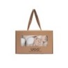 Ugg baby boots coffret cadeau avec laine Bean Bean et écharpe blanc