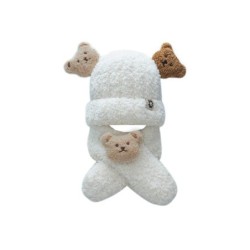 Ugg baby boots coffret cadeau avec laine Bean Bean et écharpe blanc