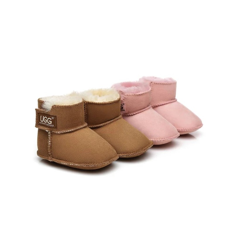 UGG Australia bottes bébé en laine de mouton Erin Châtaigne
