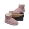 Ugg Mini bottes boutonnées en laine de mouton pour enfants Nolan rose