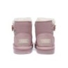 Ugg Mini bottes boutonnées en laine de mouton pour enfants Nolan rose