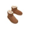 Ugg Mini bottes boutonnées en laine de mouton pour enfants Nolan Châtaigne