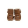 Ugg Mini bottes boutonnées en laine de mouton pour enfants Nolan Châtaigne