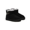 Ugg Mini bottes boutonnées en laine de mouton pour enfants Nolan noir