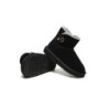 Ugg Mini bottes boutonnées en laine de mouton pour enfants Nolan noir