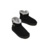 Ugg Mini bottes boutonnées en laine de mouton pour enfants Nolan noir