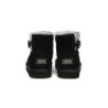 Ugg Mini bottes boutonnées en laine de mouton pour enfants Nolan noir