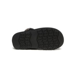 Ugg Mini bottes boutonnées en laine de mouton pour enfants Nolan noir