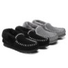 UGG Enfants en peau de mouton laine cheville pantoufles popo moccasins gris