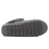 UGG Enfants en peau de mouton laine cheville pantoufles popo moccasins gris