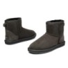 UGG Enfants bottes en laine de mouton Mini Classic chocolat