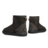 UGG Enfants bottes en laine de mouton Mini Classic chocolat