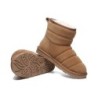 Ugg Mini bottes Puff en laine de mouton Châtaigne