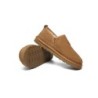 Ugg pantoufles en laine de mouton pour hommes marron
