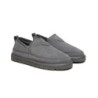 Ugg pantoufles en laine de mouton pour hommes gris