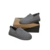 Ugg pantoufles en laine de mouton pour hommes gris