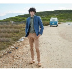 Ugg hommes en peau de mouton Casual moccasins marron