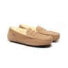 Ugg hommes en peau de mouton Casual moccasins marron