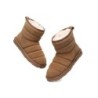 Ugg Mini bottes Puff en laine de mouton Châtaigne