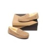 Ugg hommes en peau de mouton Casual moccasins marron