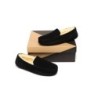 Ugg hommes en peau de mouton Casual moccasins noir