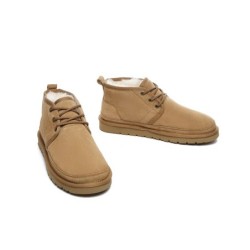 Ugg bottes décontractées en peau de mouton pour hommes Leonard marron