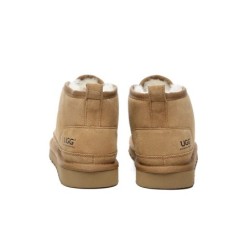 Ugg bottes décontractées en peau de mouton pour hommes Leonard marron