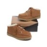 Ugg hommes en peau de mouton lacets cheville mocassins Ryan marron