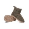 Ugg Mini bottes Puff en laine de mouton Vert armée