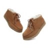 Ugg hommes en peau de mouton lacets cheville mocassins Ryan marron