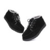 Ugg hommes en peau de mouton lacets cheville mocassins Ryan noir