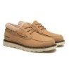 Everau hommes en peau de mouton mocassins à lacets Trekker brun