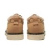 Everau hommes en peau de mouton mocassins à lacets Trekker brun
