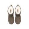 Ugg Mini bottes Puff en laine de mouton Vert armée