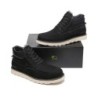 Everau Bottes décontractées en peau de mouton pour hommes Summit noir