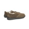 Ugg pantoufles homme en laine de mouton Dino châtaigne