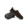 Ugg pantoufles homme en laine de mouton Dino chocolat