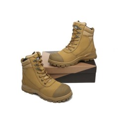 Ugg hommes lacets zip steelhead laine semelle intérieure bottes de sécurité de travail Leo