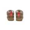 Ugg pantoufles en peau de mouton laine peluche plateforme cheville Madge marron